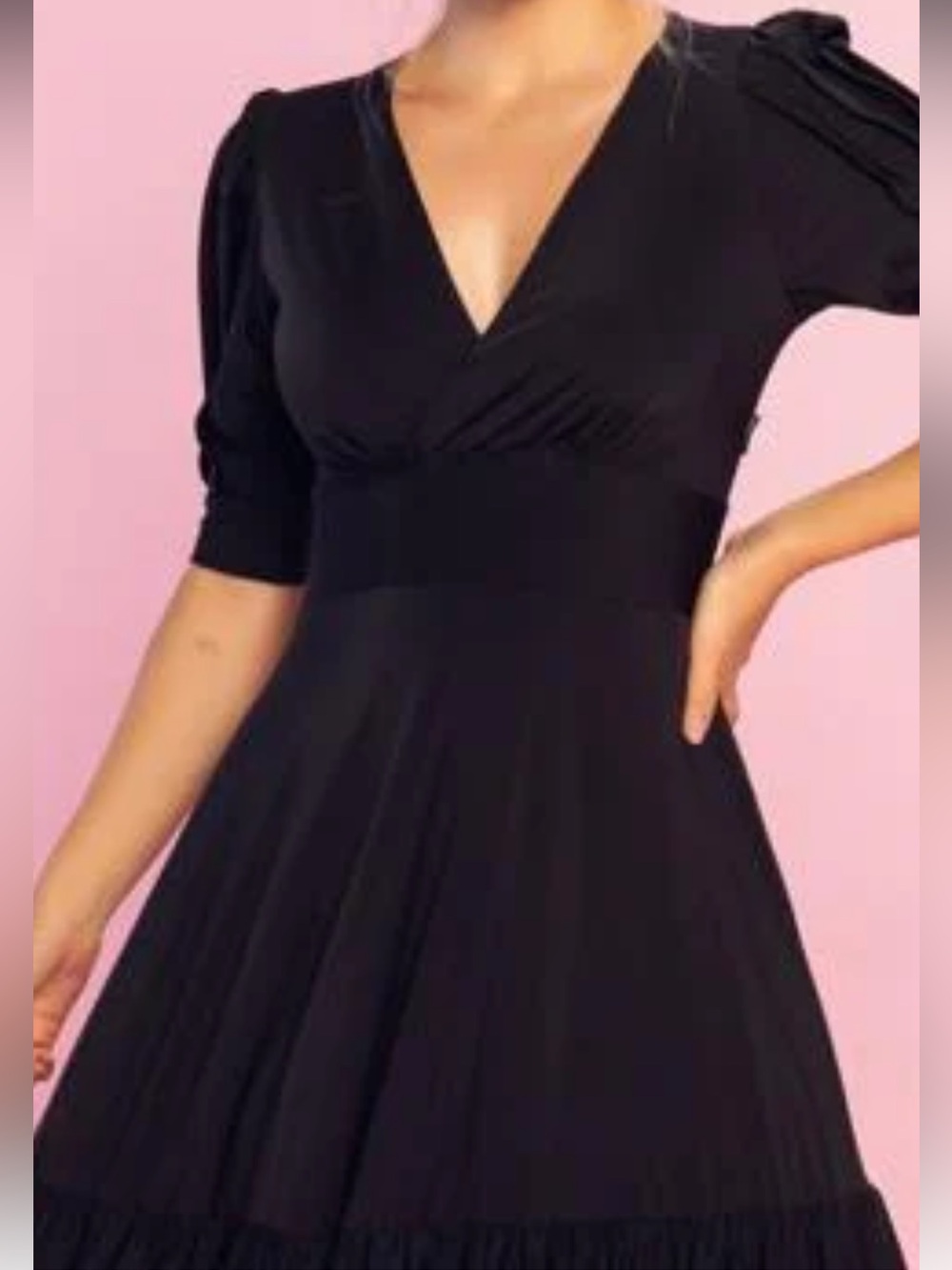 PAYLOT Brazilian Brand “Rarfela” Black 3 Maxi Dress Size M